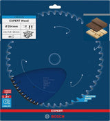 Bosch Kreissägeblatt Expert for Wood AD 254 mm Z54 WZ – für Tischkreissägen
