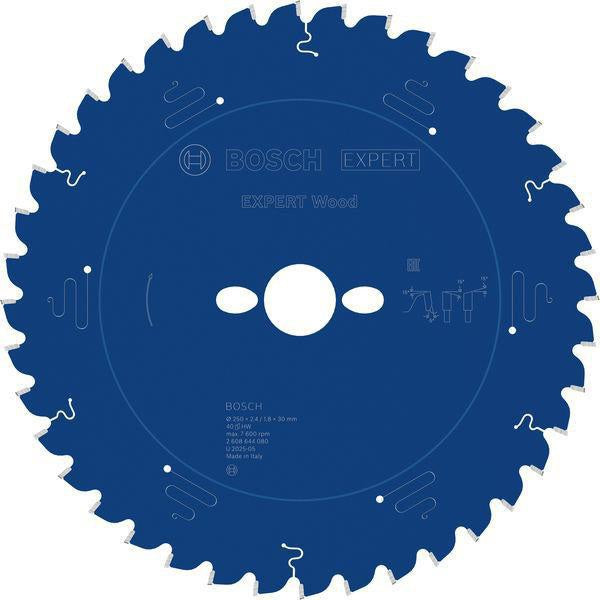 Bosch Kreissägeblatt Expert Wood AD 160 mm Z.24 WZ – Hartmetall-Sägeblatt für Akkusägen