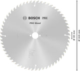 Bosch Kreissägeblatt PRO Wood AD 160 mm Z24 WZ für präzise Holzschnitte