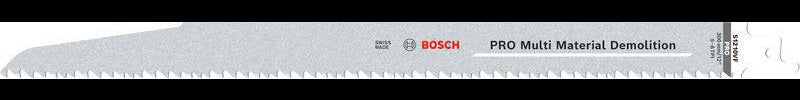 BOSCH Säbelsägeblatt S 611 DF, 150 mm, Bi-Metall, TPI 6, 5 Stück – für Holz und Metall