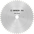 BOSCH Kreissägeblatt PRO Steel HLTCG 254 mm, 52 Zähne, für Metall-Gehrungssägen