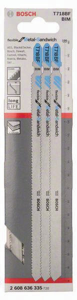 Bosch Stichsägeblatt T 718 BF für Metal-Sandwich, 180 mm, BIM