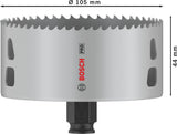 Bosch Lochsäge PRO Multi Material PC Plus 102 mm – HSS mit 8% Kobalt für Stahl und Trockenbau