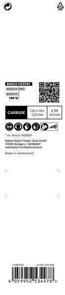 BOSCH Expert Fiber Plaster S 641 HM Säbelsägeblatt 150 mm für Faser- und Gipsmaterial