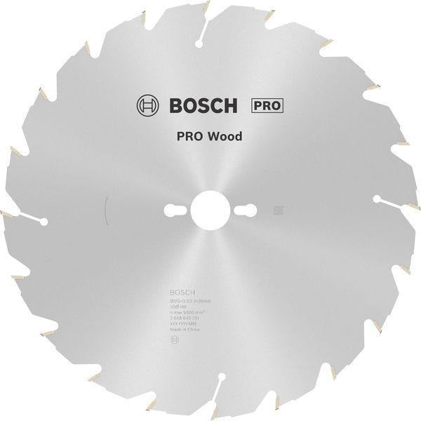 Bosch Kreissägeblatt Construct Wood AD 315 mm Z.20 WZ – Für Baustellenholz mit Fremdkörpern
