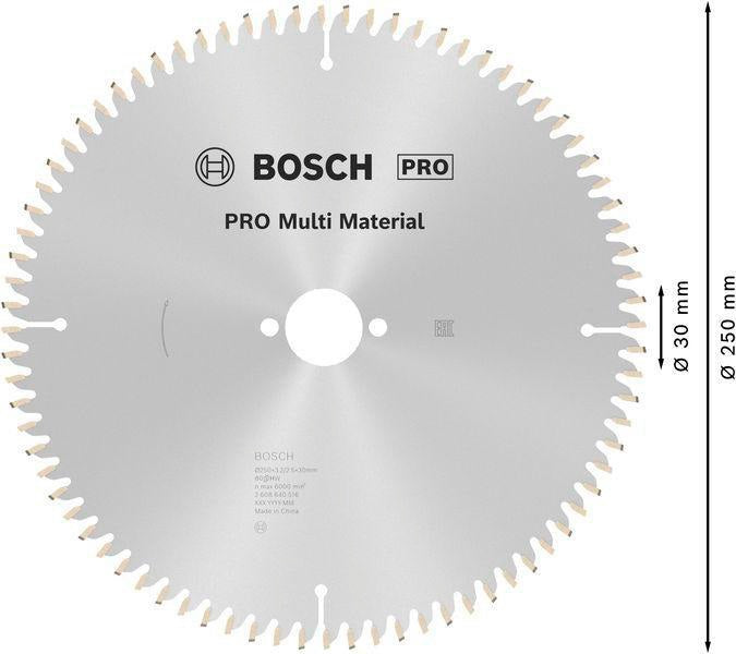 BOSCH Kreissägeblatt 300 mm 96 Zähne HLTCG für Aluminium, Kunststoff und Holz