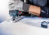 BOSCH Stichsägeblatt Fiber Plaster T 341 HM, 132 mm, Zahnteilung 4,3 mm, 3 Stück pro Karte