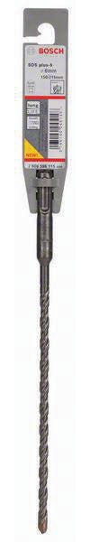 Bosch Hammerbohrer Plus-5 SDS-plus Ø 4,0 mm, Arbeitslänge 50 mm, Gesamtlänge 110 mm