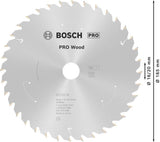 BOSCH Kreissägeblatt PRO Wood cordless 136 mm Z24 WZ für Akku-Handkreissägen