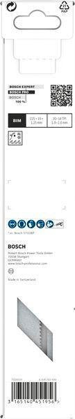 Bosch Säbelsägeblatt S 1122 EF, 225 mm, Bi-Metall, 5 Stück, für Metall und Rohre