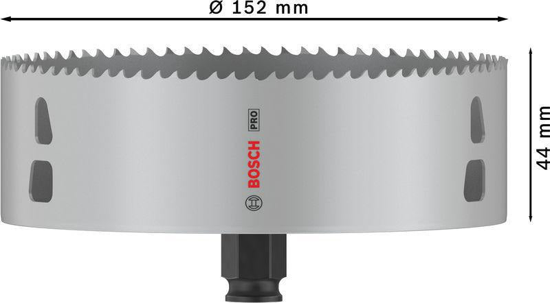 Bosch Lochsäge PRO Multi Material PC Plus 102 mm – HSS mit 8% Kobalt für Stahl und Trockenbau
