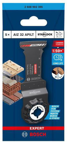 Bosch EXPERT MultiMax AIZ 32 APILT Tauchsägeblatt Starlock 32 mm Carbide 10 Stück