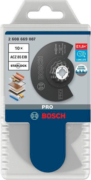 BOSCH Segmentsägeblatt PRO ACZ 85 EIB Ø 85 mm Starlock für Holz, Gips und weiches Metall