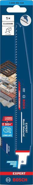 Bosch Säbelsägeblatt Expert Multimaterial 150 mm, Carbide-Technologie, TPI 6-8, für Metall, Holz, Kunststoff