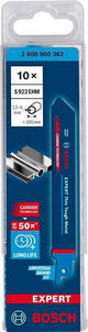 Bosch Expert Thin Tough Metal Säbelsägeblatt S522EHM 115 mm TPI 18 für Edelstahl