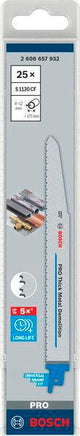 Bosch Säbelsägeblatt S 930 CF, 150 mm, BIM, 2x2 Tooth Geometry, 5er Pack