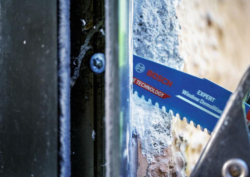 Bosch Expert Window Demolition S 956 DHM Säbelsägeblatt 150 mm für Fenster aus Holz, Kunststoff & Verbundwerkstoff