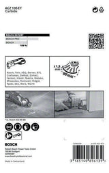 Bosch EXPERT ACZ 105 ET Segmentsägeblatt MultiMaterial Ø 105 mm Starlock