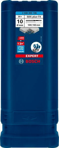 BOSCH Hammerbohrer Expert SDS-7X 5 mm SDS-plus 30 Stück für Stahlbeton