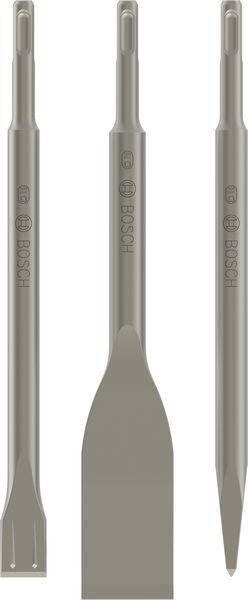 BOSCH Meißel-Set SDS-plus 3-teilig selbstschärfend 250/250/260 mm