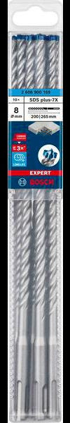 Bosch Expert SDS-7X Hammerbohrer 5 mm, 10 Stück, SDS-plus, Carbide Technology