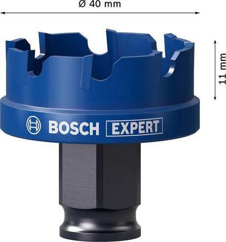 Bosch Lochsäge Expert Sheet Metal 20 mm – Carbide-Zähne für Edelstahl & härtesten Stahl, Power Change Plus