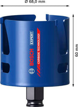 Bosch Lochsäge EXPERT Construction Material 68 mm, Schnitttiefe 60 mm, Power Change Plus