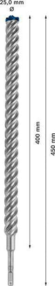 BOSCH Hammerbohrer Expert SDS-7X Ø18 mm, Arbeitslänge 200 mm, SDS-plus