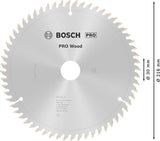 BOSCH Kreissägeblatt PRO Wood AD 216 mm Z48 WZ/N für Kapp- und Gehrungssägen