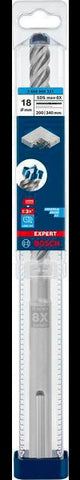 Bosch Hammerbohrer Expert SDS max-8X Ø12 mm, Arbeitslänge 200 mm, Gesamtlänge 340 mm