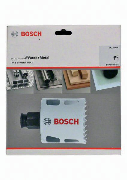 Bosch Lochsäge HSS-Co8 102 mm BIM Progressor for Wood and Metal Power Change Plus
