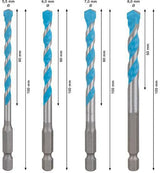 Bosch EXPERT HEX-9 Multi Construction Bohrer-Set 4-teilig Ø 4/5/6/8 mm