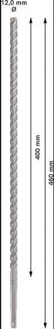 Bosch Hammerbohrer PRO SDS plus-5X, Ø 10,0 mm, Arbeitslänge 100 mm, SDS plus, Vierschneider für Stahlbeton