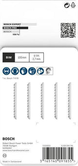 BOSCH Stichsägeblatt T 234 X HCS 5 Stück für Hartholz und Laminat