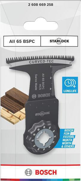 BOSCH Tauchsägeblatt AII 65 BSPC Starlock 65 mm für Hartholz