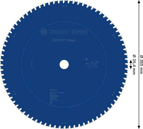 Bosch Kreissägeblatt EXPERT Steel AD 254 mm Z.60 HLTCG für Edelstahl