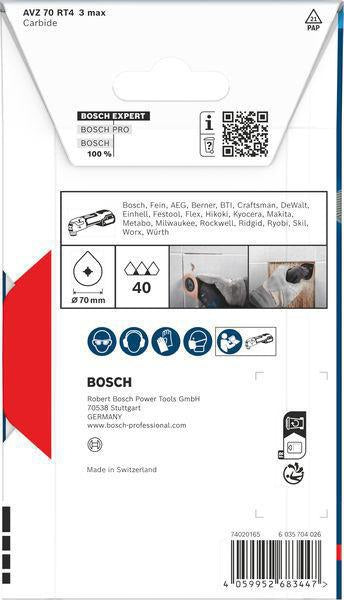 Bosch Segmentsägeblatt EXPERT AV Z70 RT4 Ø 70 mm Mörtel Starlock