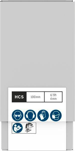 BOSCH Stichsägeblatt T 111 C HCS 100 mm 5 Stück für Holz und Kunststoff
