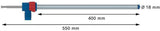 BOSCH Hammerbohrer-Set EXPERT SDS Clean plus-8X, 12 mm, 350 mm, Staubabsaugung