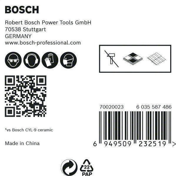 BOSCH Keramikbohrersatz Expert HardCeramic HEX-9 5-tlg. 6 mm Sechskantschaft