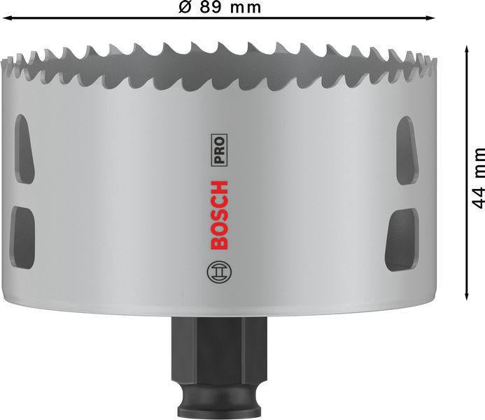 Bosch Lochsäge PRO Multi Material PC Plus 102 mm – HSS mit 8% Kobalt für Stahl und Trockenbau