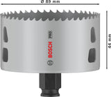 Bosch Lochsäge PRO Multi Material PC Plus 102 mm – HSS mit 8% Kobalt für Stahl und Trockenbau