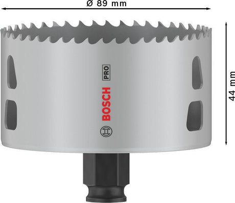 Bosch Lochsäge PRO Multi Material PC Plus 102 mm – HSS mit 8% Kobalt für Stahl und Trockenbau