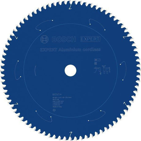 BOSCH Kreissägeblatt EXPERT Alu.cordless AD 305 mm Z.80 für Akku-Kreissägen