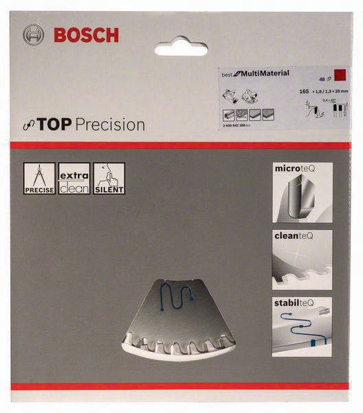 Bosch EXPERT Laminated Panel Kreissägeblatt 165 mm, 48 Zähne, HLTCG, für NE-Metalle, Kunststoffe und Holz