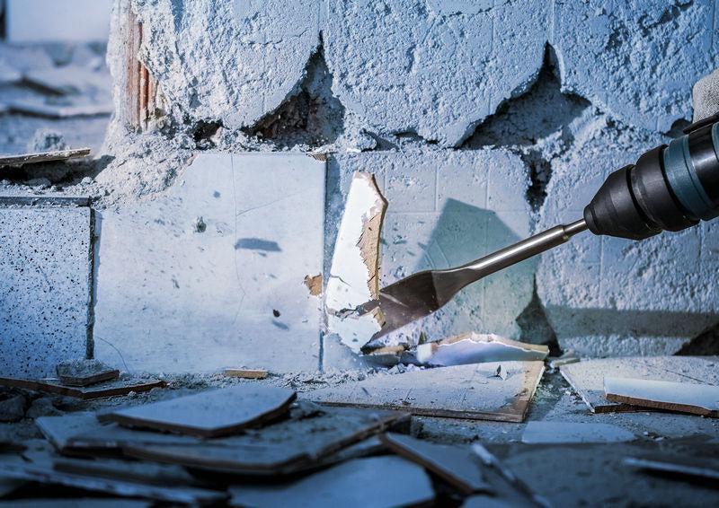 BOSCH Fliesenmeißel SDS-plus 260 x 40 mm für sauberes Fliesenentfernen