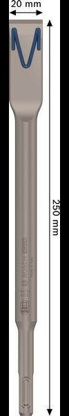 BOSCH Flachmeißel EXPERT SDS plus-8C, 250 mm x 20 mm, für Beton und Mauerwerk