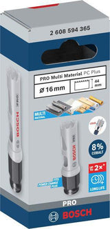 Bosch Lochsäge PRO Multi Material PC Plus 102 mm – HSS mit 8% Kobalt für Stahl und Trockenbau