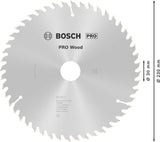 Bosch Kreissägeblatt PRO Wood AD 160 mm Z24 WZ für präzise Holzschnitte