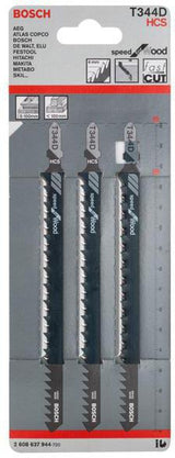 BOSCH Stichsägeblatt T 111 C HCS 100 mm 5 Stück für Holz und Kunststoff